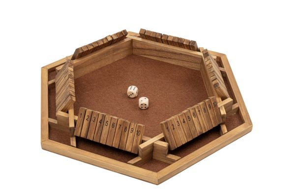 6 Player Shut the Box - 10 numbers