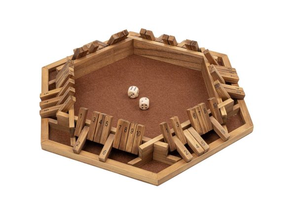 6 Player Shut the Box - 10 numbers