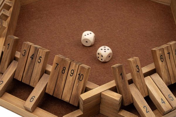 6 Player Shut the Box - 10 numbers