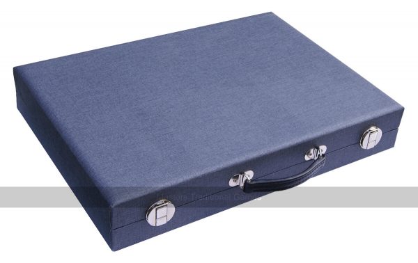 Crisloid Brooklyn Slate Tournament 21-inch Backgammon Set