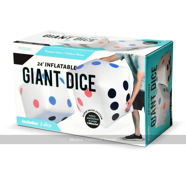 GoSports 24 inch Giant Inflatable Dice - Set of 2