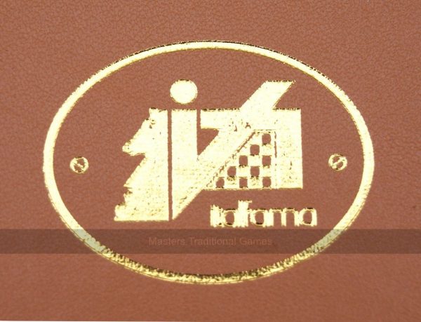 Italfama Leatherette Travel 15-inch Backgammon Set
