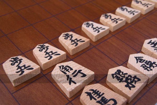 Philos Shogi Set With Raised Wooden Board & Storage Drawer
