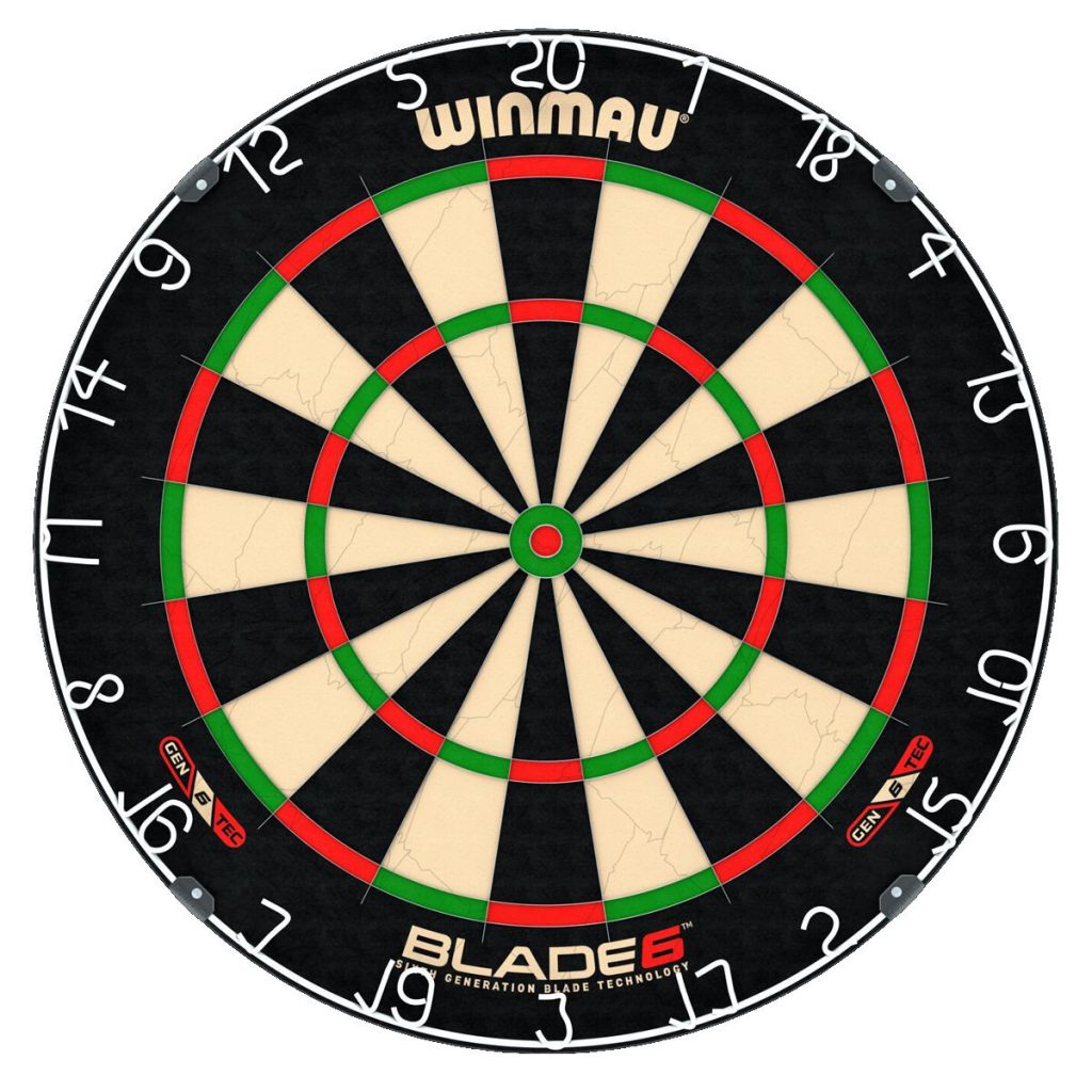Winmau Blade 6 PDC Surround Set (Dartboard, Surround and 6 Darts)