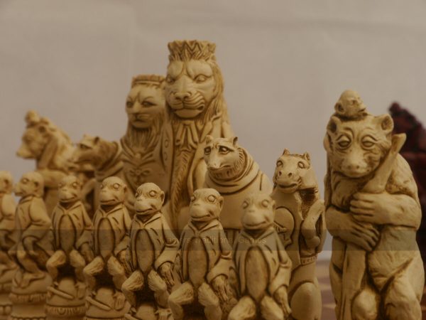Reynard the Fox Ornamental Chess Set by Berkeley Chess (Board not included)