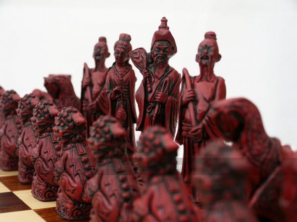 Berkeley Chess Mandarin Ornamental Chess Set (Board not included)