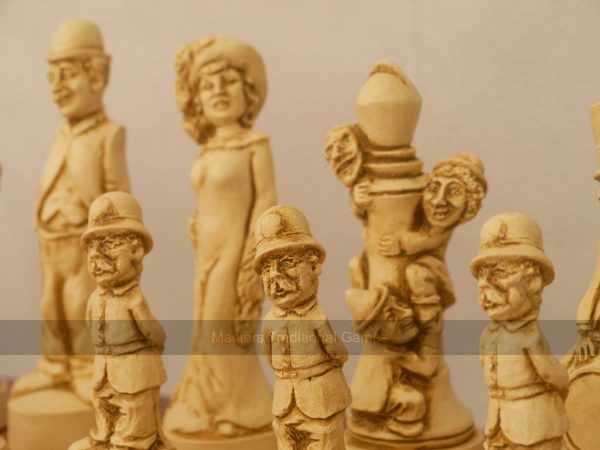 Classic Movie / Film Stars Ornamental Chess Set by Berkeley Chess (Board not included)
