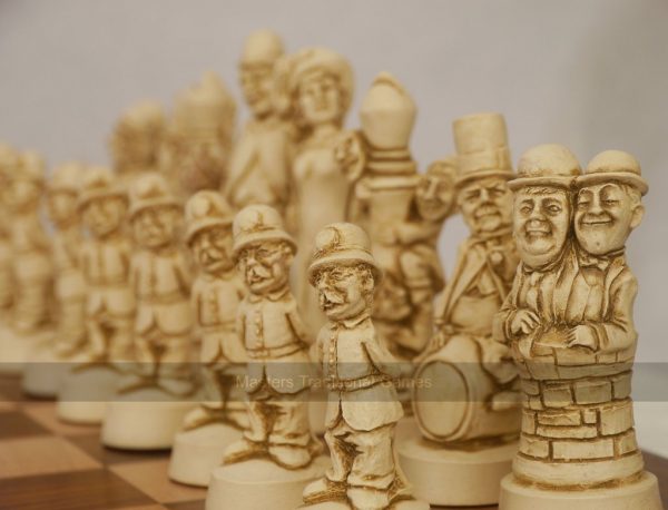 Classic Movie / Film Stars Ornamental Chess Set by Berkeley Chess (Board not included)