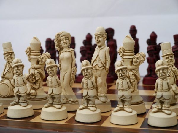 Classic Movie / Film Stars Ornamental Chess Set by Berkeley Chess (Board not included)