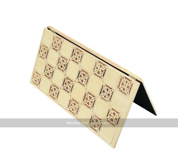 Decorative Folding Chess Board by Berkeley Chess - 2 inch Squares