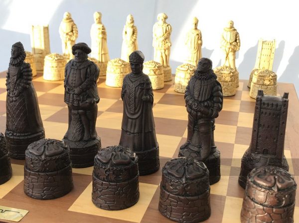 Berkeley Chess English History Ornamental Chess Set (Board not included)