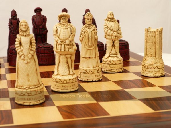 Berkeley Chess English History Ornamental Chess Set (Board not included)