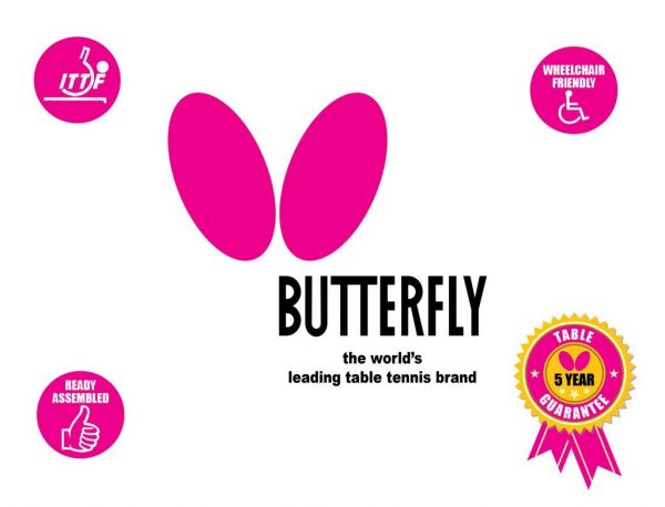 Butterfly Space Saver 25 Rollaway Table Tennis Table