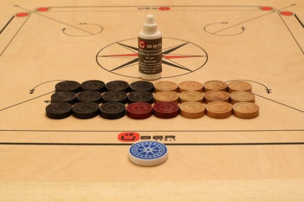Uber Games Tournament Carrom Board (accessories included)