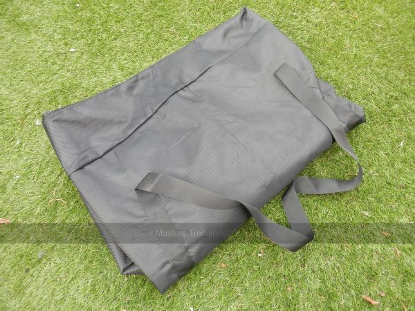 Cornhole Tote Bag - Black Canvas Storage Bag