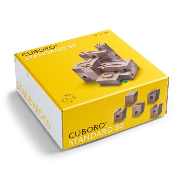 Cuboro Standard 50 Marble Run Game - The large starter set