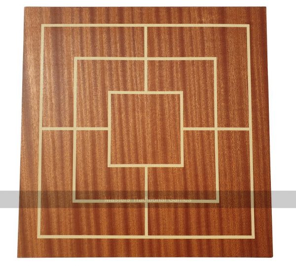 Dal Negro 31cm Chess & Nine Men's Morris Board (Dual Side)