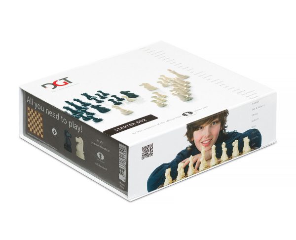 DGT Chess Starter Box Grey (Pieces & Board)