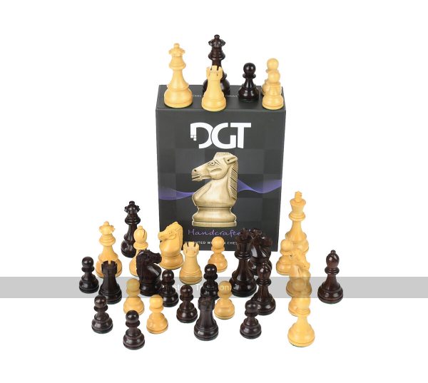 DGT Walnut Chess Board with Royal Wooden Chess Pieces