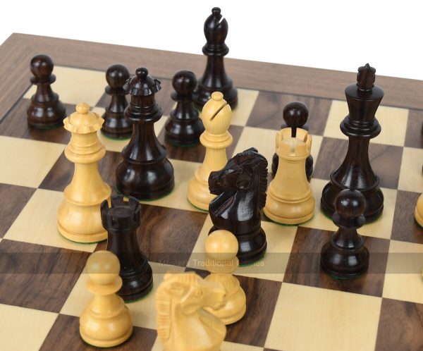DGT Walnut Chess Board with Royal Wooden Chess Pieces