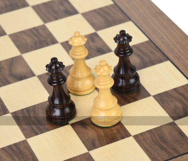 DGT Walnut Chess Board with Royal Wooden Chess Pieces