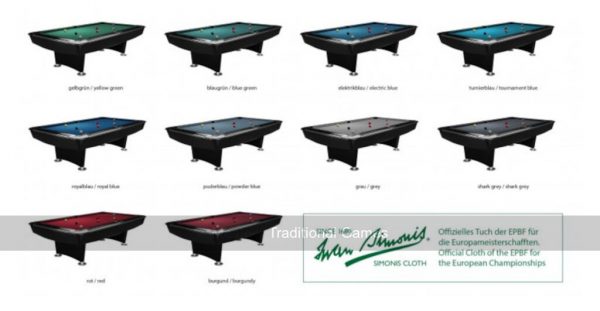 Dynamic II American Style Slate Bed Pool Table - 7ft or 9ft