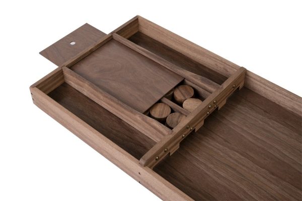 Engelhart Sjoelbak Walnut Dutch Shuffleboard