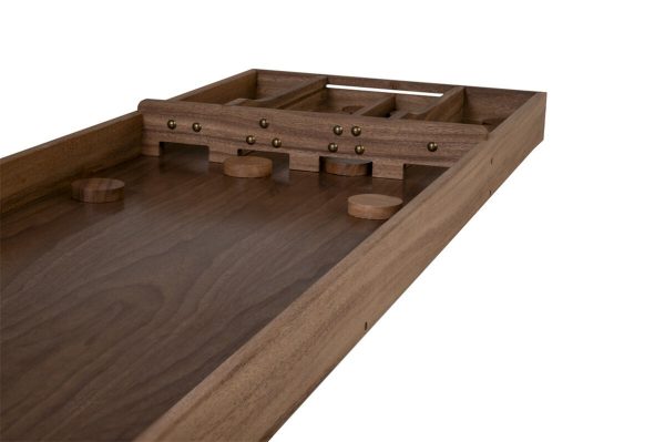 Engelhart Sjoelbak Walnut Dutch Shuffleboard
