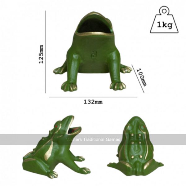 Complete Set of Cast Iron Components for the Frog Game, Sapo, La Rana