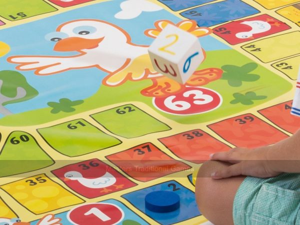 Giant Game of Goose Floor Game - 1 metre mat