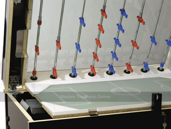 Garlando Silver Olympic Football Table (Glass top, Coin-op)