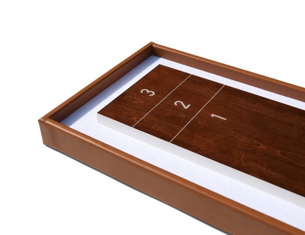Masters Table Shuffleboard game - Beech or Walnut