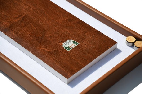 Masters Table Shuffleboard game - Beech or Walnut