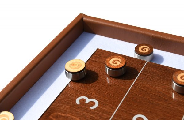 Masters Table Shuffleboard game - Beech or Walnut