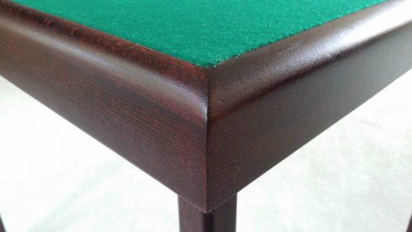 Masters Cerberus Bridge Table - Mahogany Finish with Green Baize
