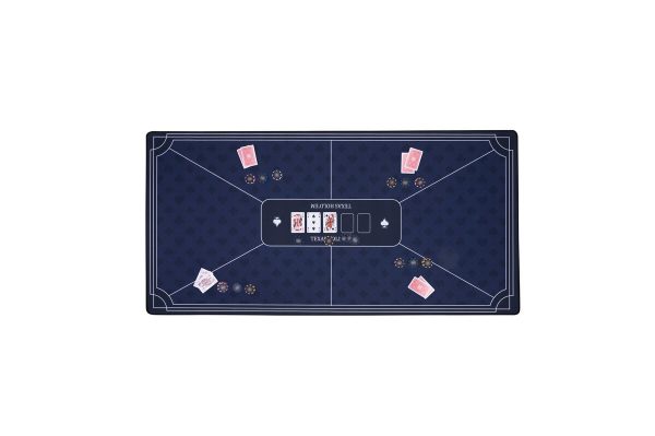 Poker Mat - Blue (120 x 60cm)