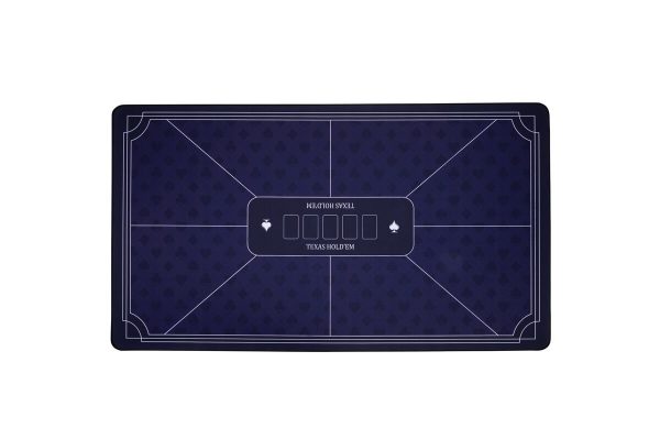 Poker Mat - Blue (140 x 80cm)
