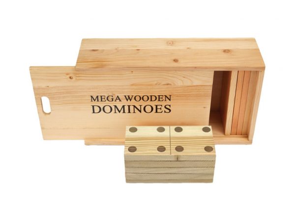 Uber Games Mega Giant Wooden Dominoes (25cm Dominoes)