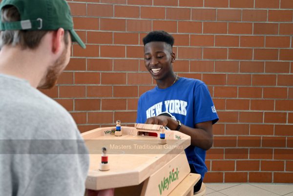 WeyKick Magnetic Wooden Table Football Game, Stadium, 4 Players