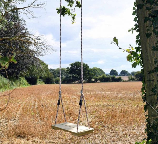 Wooden Tree Swing - 3 metre ropes