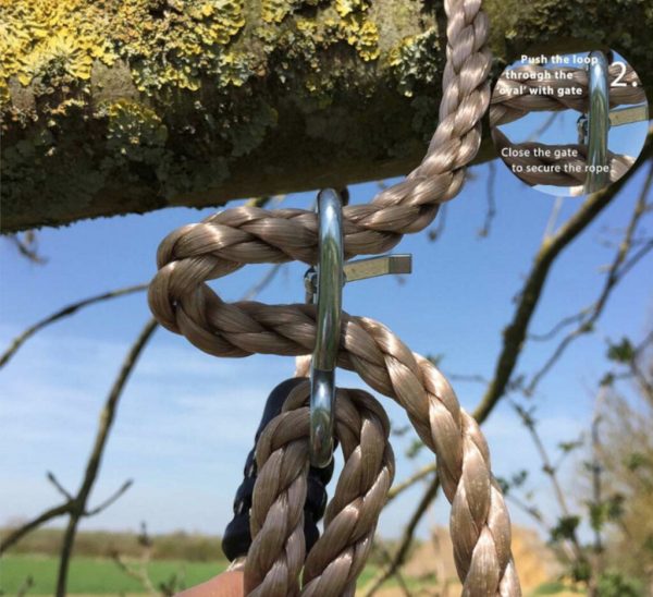 Wooden Tree Swing - 3 metre ropes