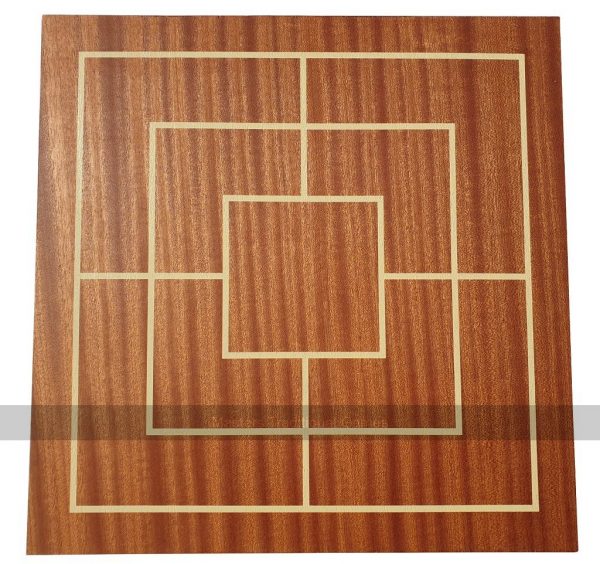 Nine Men's Morris - Wooden Board with Wooden Pieces