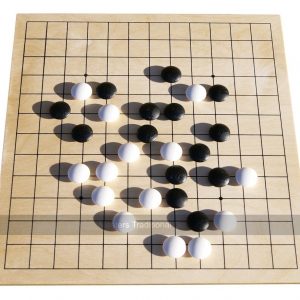 Go Masters - Entry-Level Go Set - Wood Board (13x13 & 9x9)