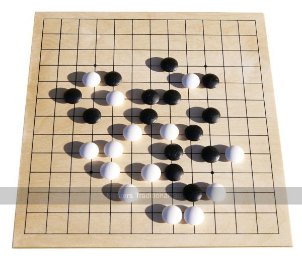 Go Masters - Entry-Level Go Set - Wood Board (13x13 & 9x9)