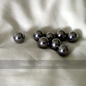 set of 10 Steel Parlour Bagatelle balls (3/4 inch)