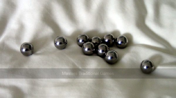 set of 10 Steel Parlour Bagatelle balls (3/4 inch)