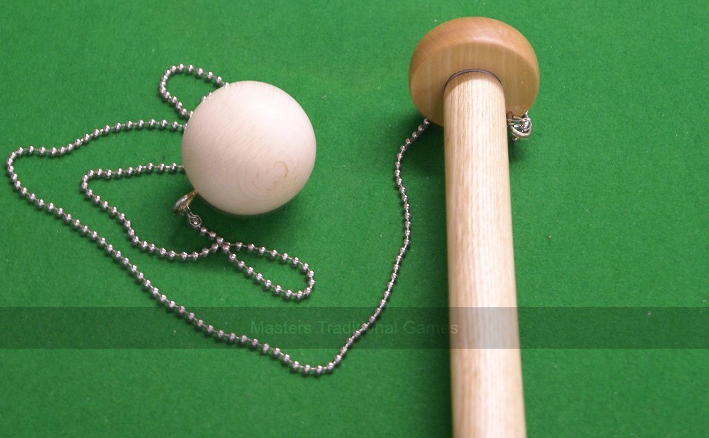 Pole, Swivel and Chain component for Masters League Bar Skittles