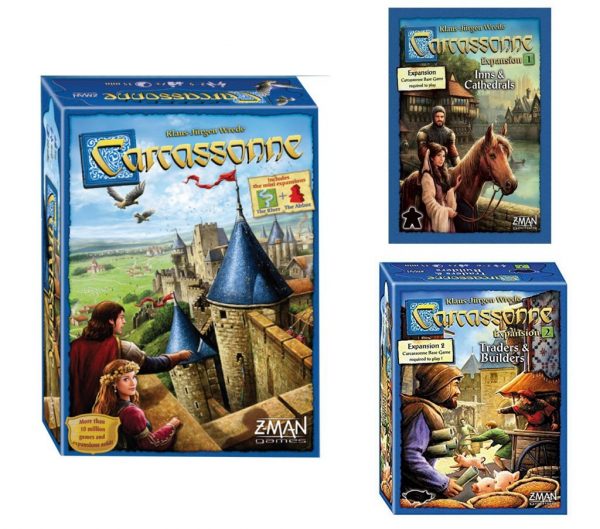 Carcassonne Bundled with Expansions 1 & 2