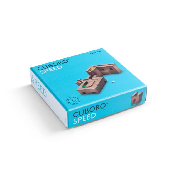 Cuboro Speed Marble Run Game - The Extra Set for faster runs
