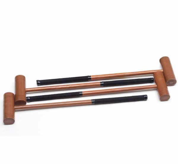 Set of 4 G.G. Croquet Mallets - Cottage
